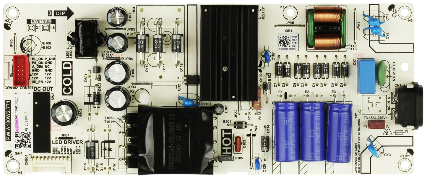TCL 30102-000012 Power Supply Board Otarealm