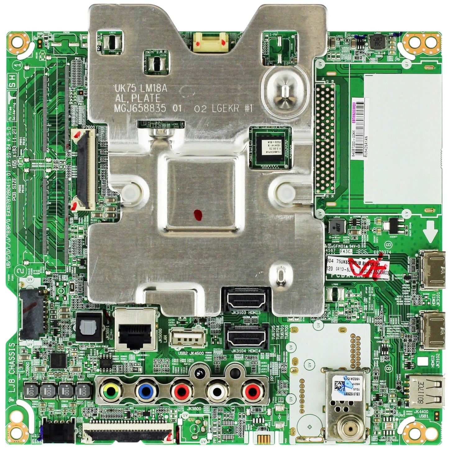 LG EBT65203803 Main Board for 75UK6570PUB.BUSWLOR Otarealm
