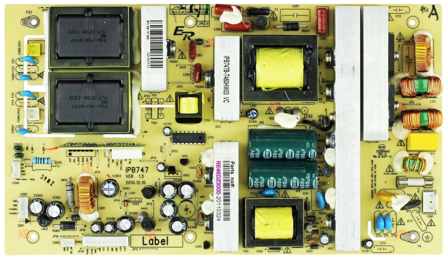RCA RE46DZ3000 (IPB747) Power Supply / Backlight Inverter Otarealm