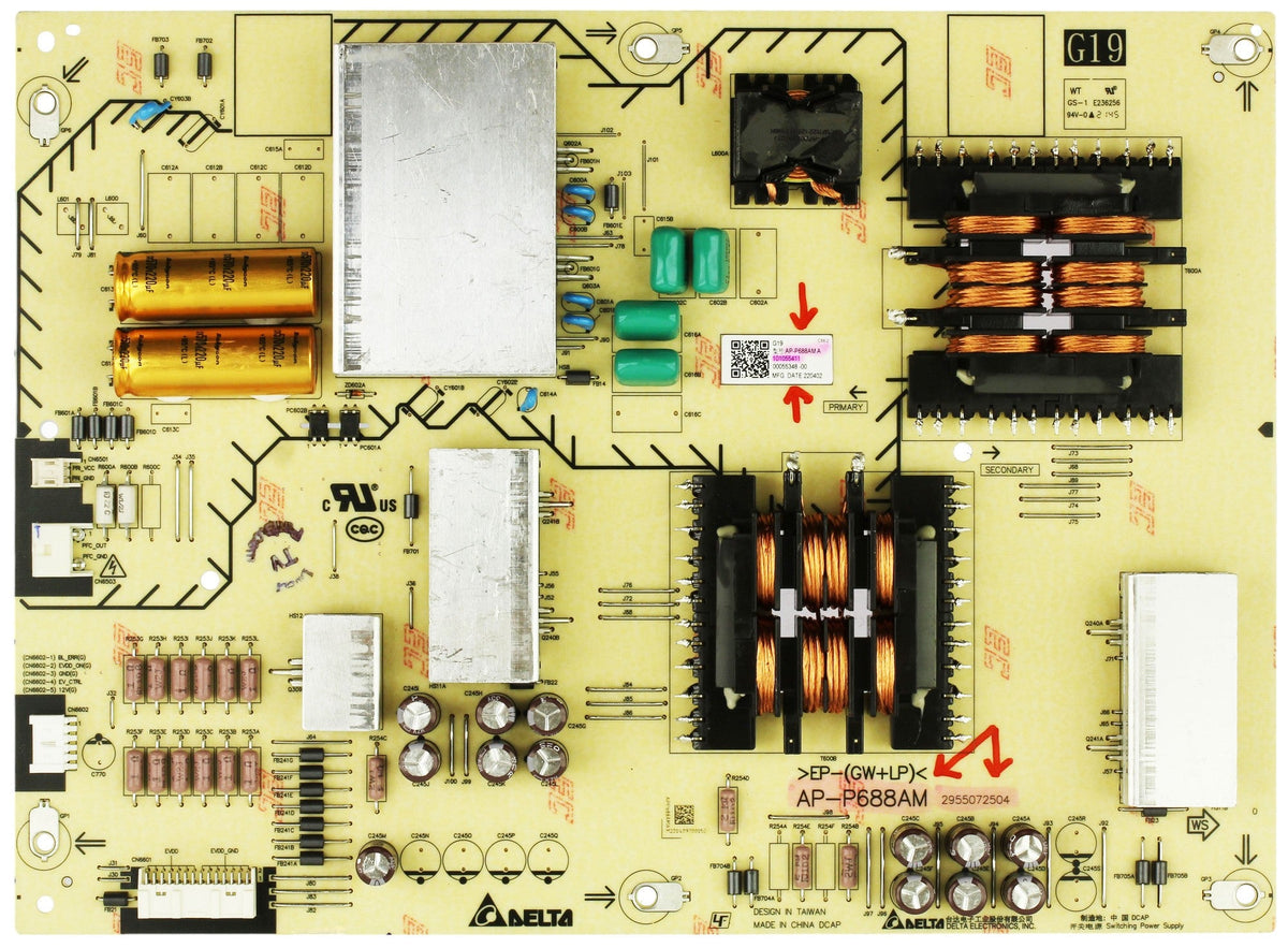 Sony 1-010-554-11 G19 Power Supply Board Otarealm