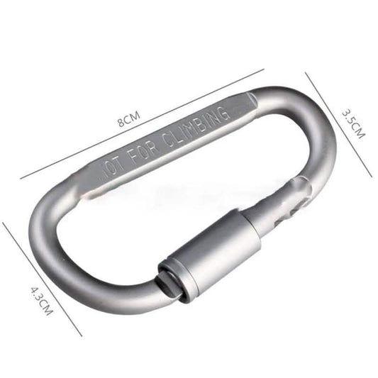 8-Pack: Aluminum Outdoor Carabiner Otarealm