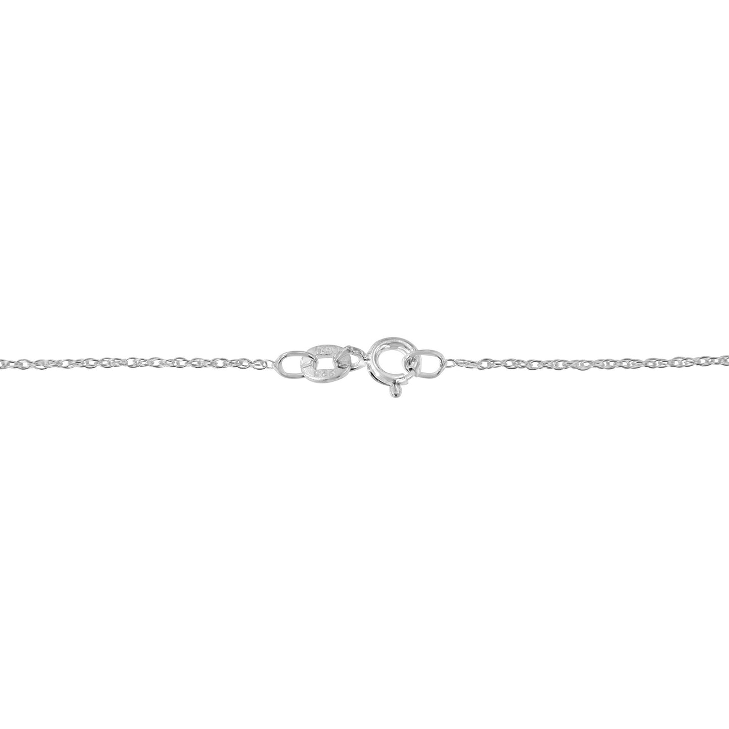 .925 Sterling Silver 1 1/4 Cttw Round and Baguette-Cut Diamond Composite Heart 18" Pendant Necklace (I-J Color, I1-I2 Clarity) Otarealm