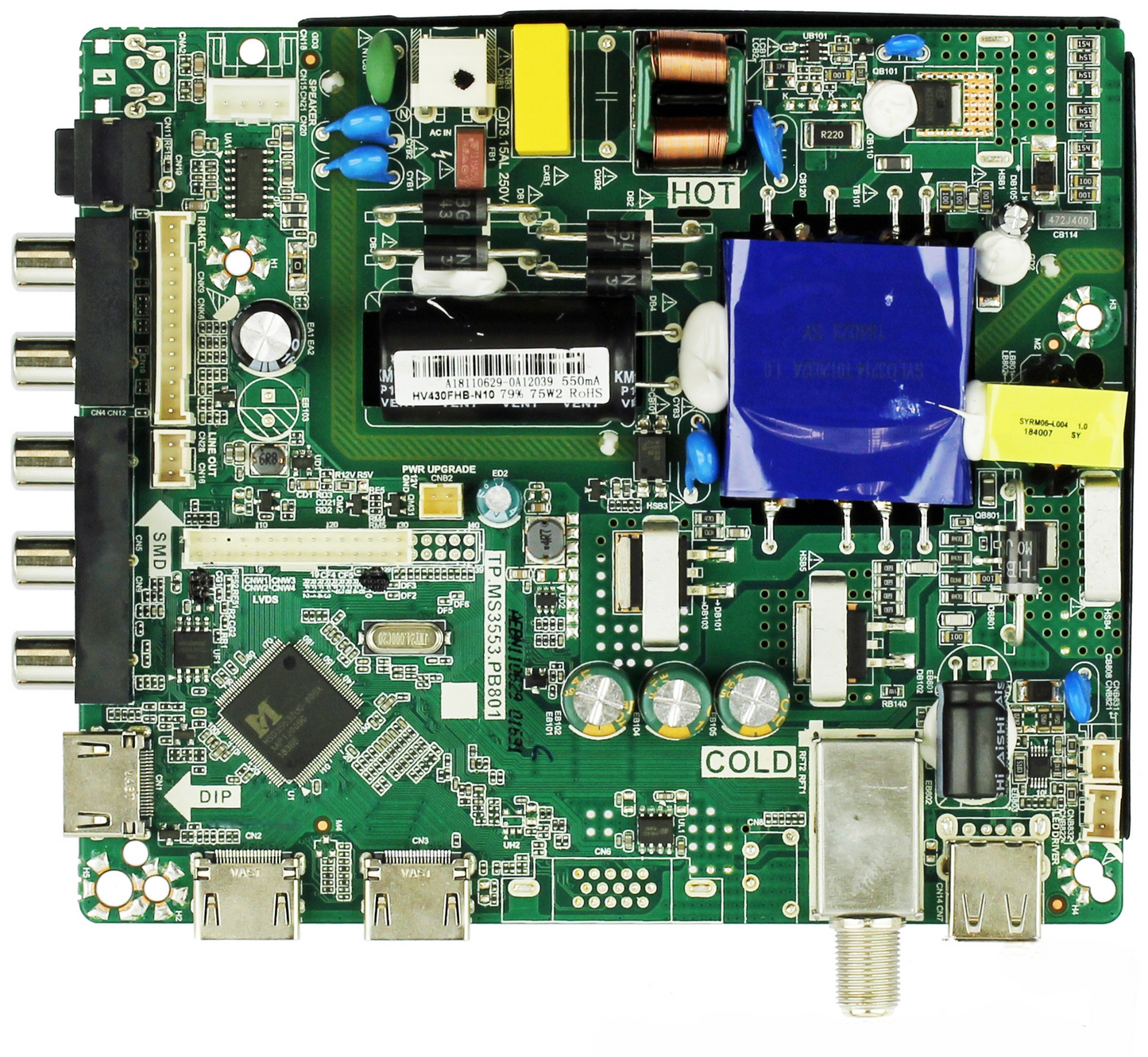 ONN 8142127352156 Main Board / Power Supply for ONC18TV001 Otarealm