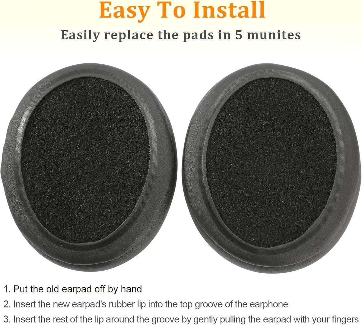 CS Cooling Gel Ear Pad Cushions for Sony Headphones WH-CH710N | CH700N | CH720N | XB900N | WH-RF400 Otarealm