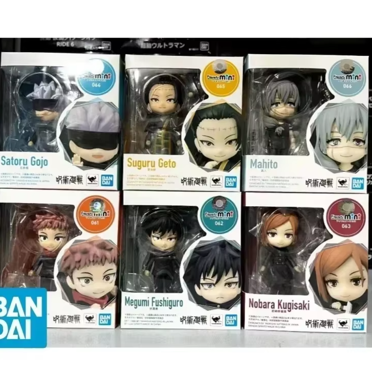 Mini Jujutsu Kaisen Gojo Satoru Mahito Geto Suguru Itadori Fushiguro Figurines, Kawaii Cute Anime Figures and Statues 10 CM