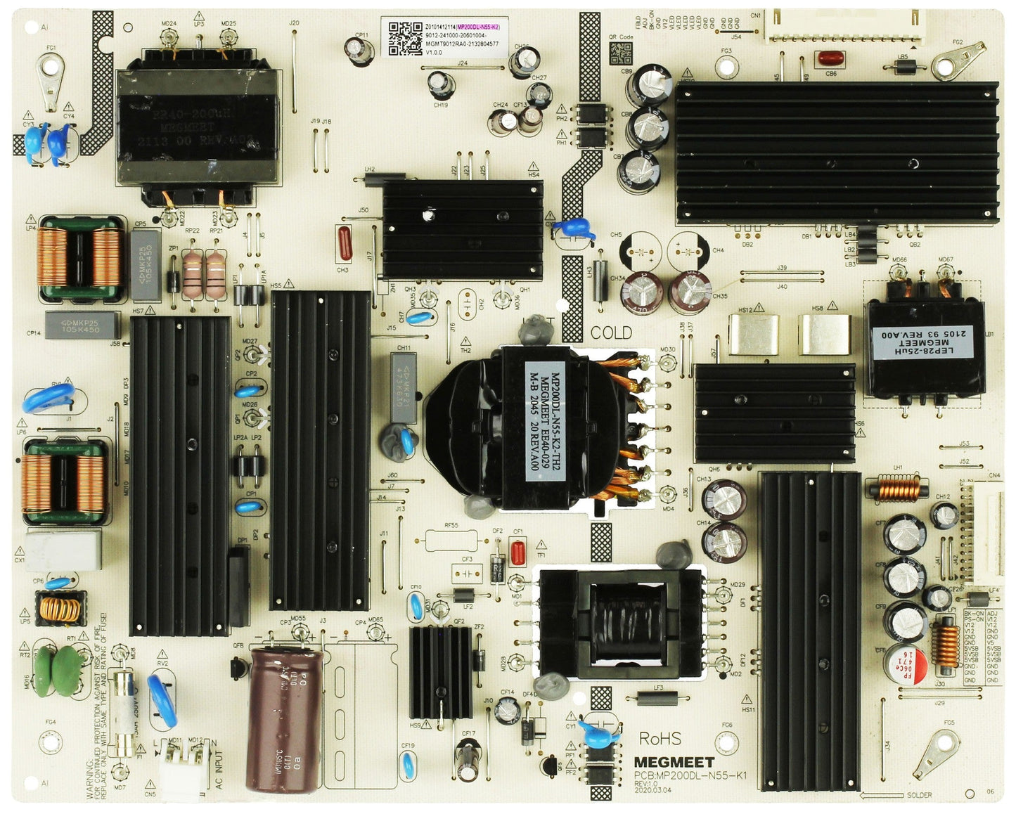 NEC MP200DL-N55-K2 Power Supply Board E558 Commercial Display Monitor Otarealm