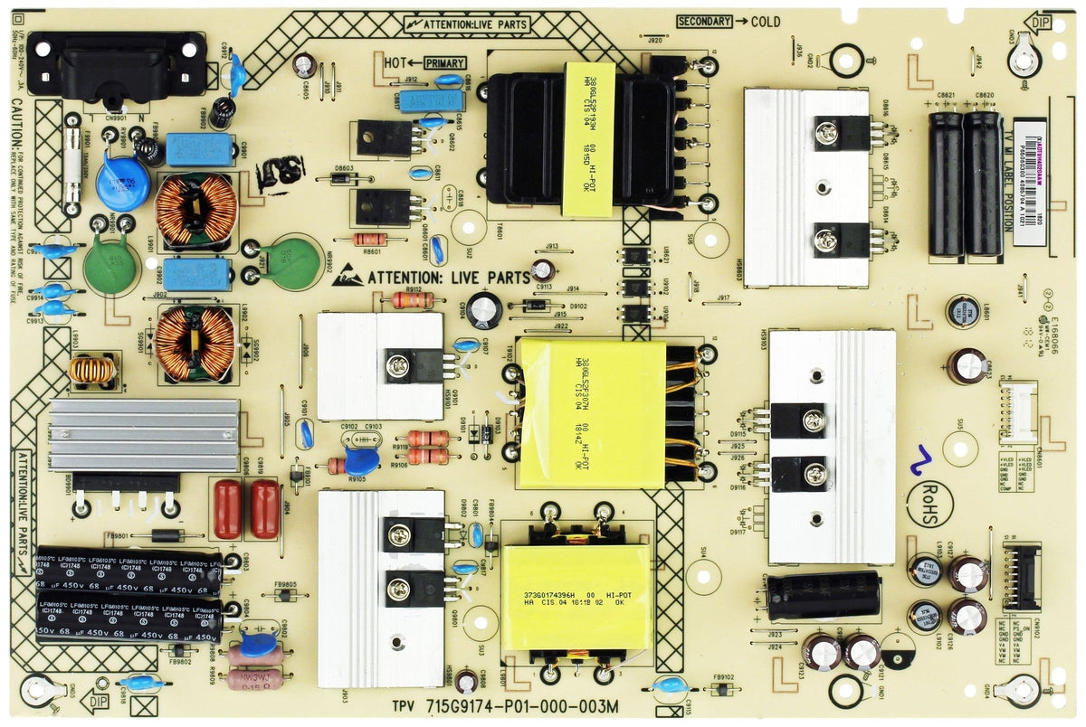 Vizio ADTVH4020AAW Power Supply Board Otarealm