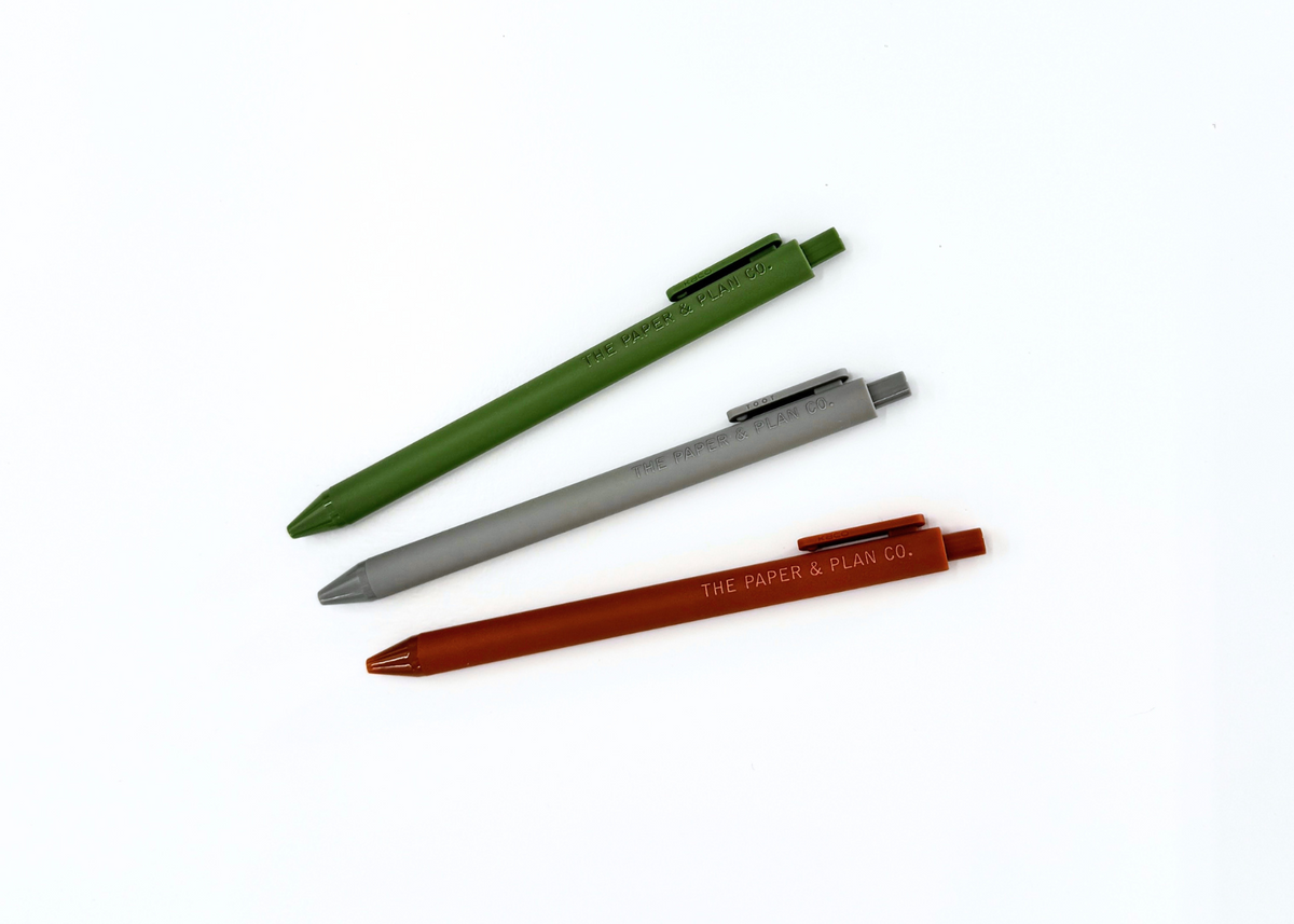 Camo Planner Coordinates Pens