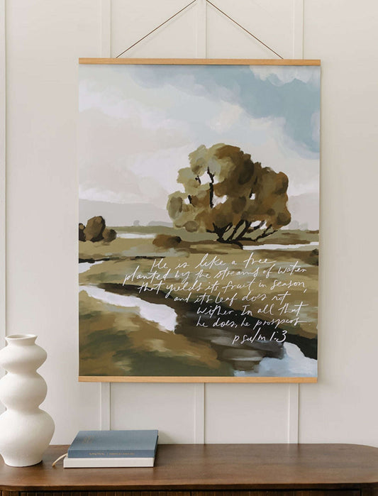 Large Poster: He is like a tree planted Otarealm