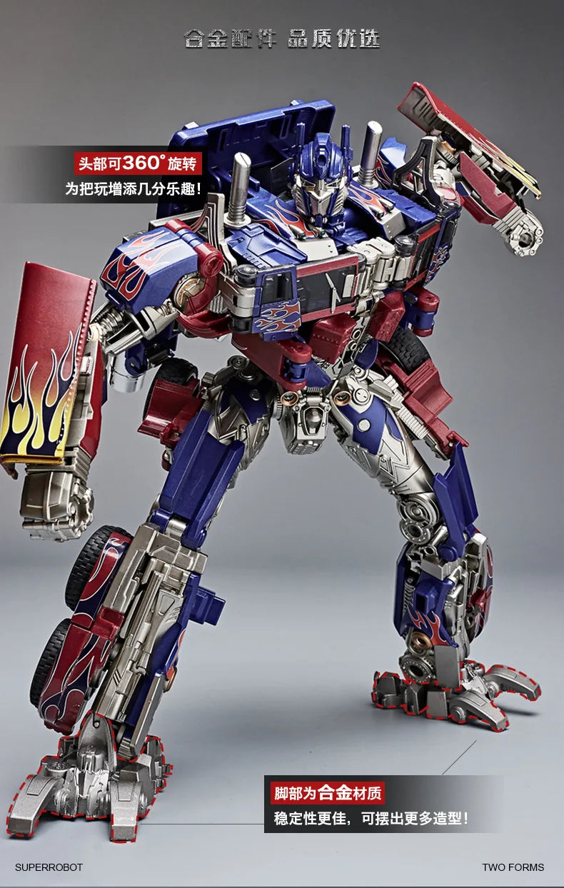 Optimus Prime and Bumblebee Autobots Anime Figures, Transformation Robot Toys 30 CM