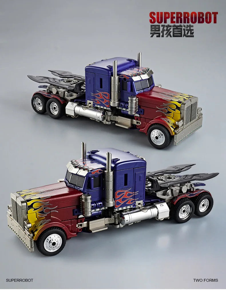 Optimus Prime and Bumblebee Autobots Anime Figures, Transformation Robot Toys 30 CM