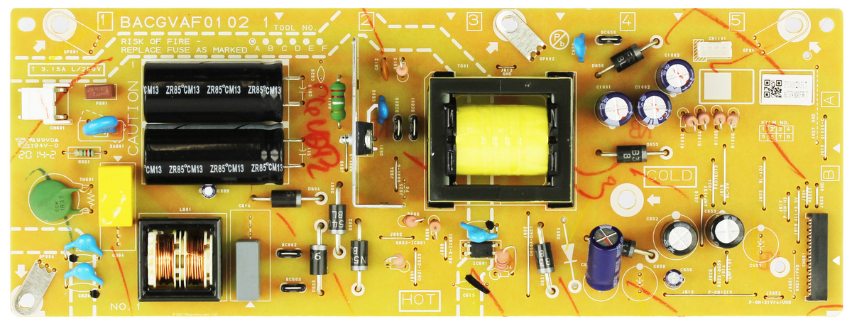 Philips Magnavox ACGVAMPWT001 Power Supply Otarealm