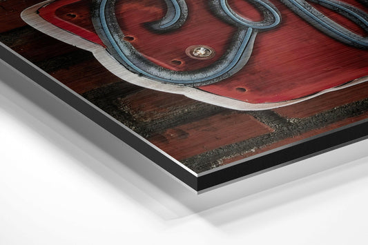 Hot Coffee Brushed Aluminium Dibond Wall Art