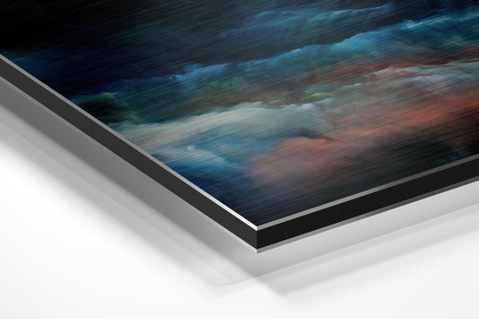 Color Space Brushed Aluminium Dibond Wall Art