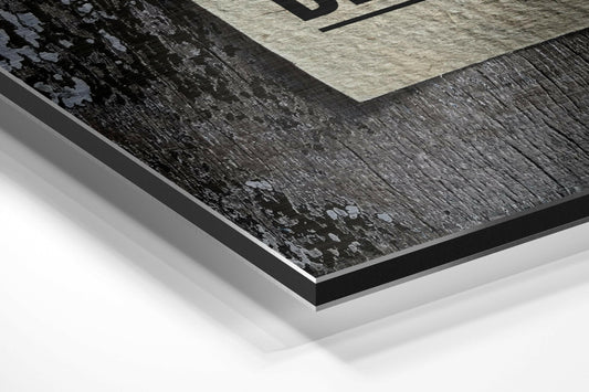 Progress Brushed Aluminium Dibond Wall Art