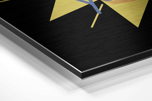 Yes, You Can Brushed Aluminium Dibond Wall Art