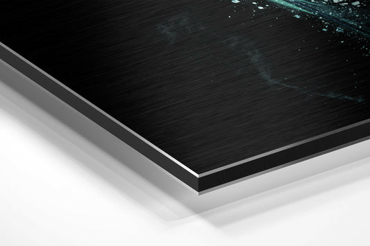 Sparkling Wings Brushed Aluminium Dibond Wall Art