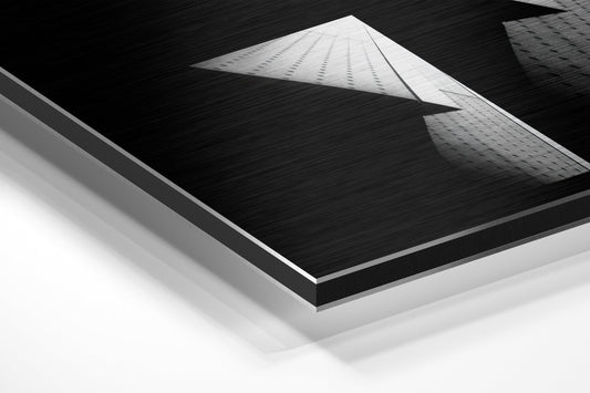 Buildings Brushed Aluminium Dibond Wall Art