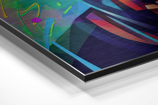 Studio Producer Brushed Aluminium Dibond Wall Art
