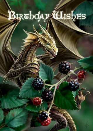 Blackberry Dragon Card