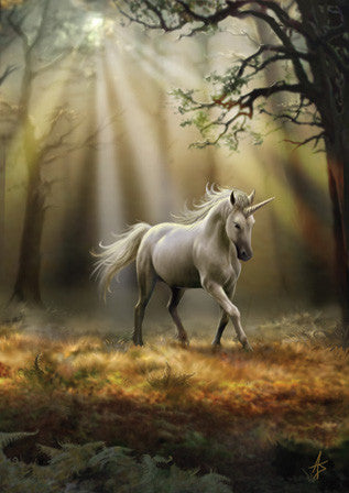 Glimpse of a Unicorn Card