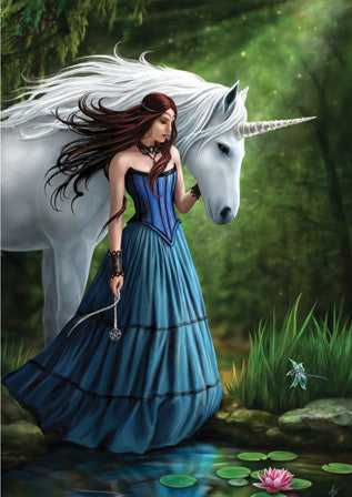 Contemplation Unicorn Card
