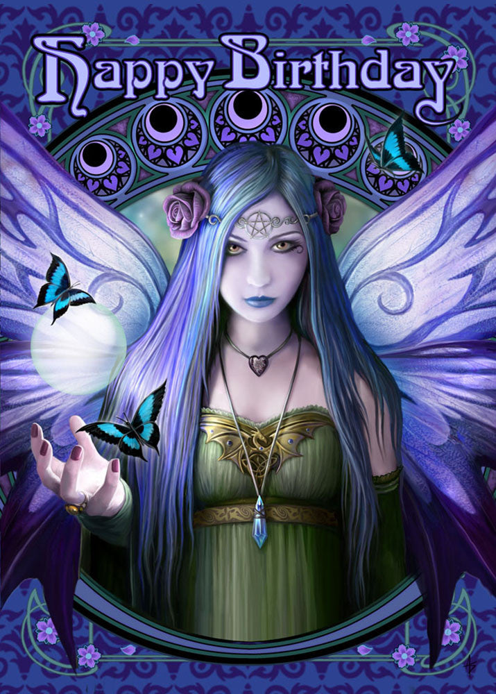 Mystic Aura Birthday Card