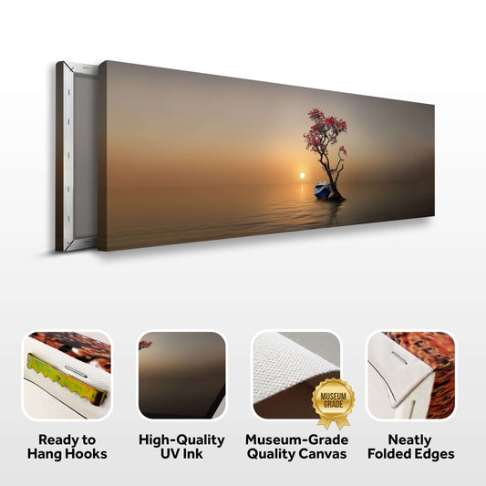 Alone Tree Canvas Wall Art IV Otarealm