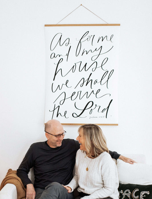 Large Poster: As for me and my house Otarealm