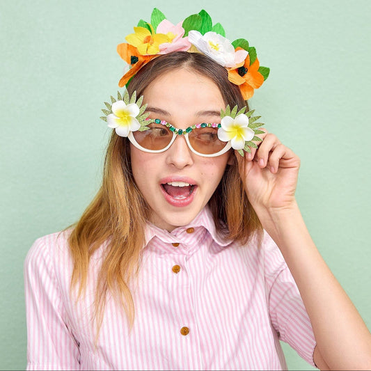 Party in the Palms Novelty Glasses