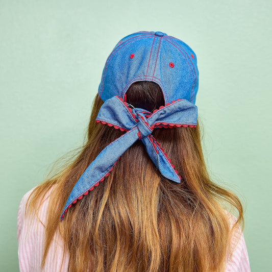 Big Bow Energy Denim Hat