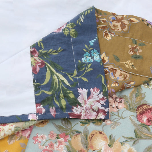 Ryleigh Floral Patchwork Country Garden Fall Flowers Paisley Window Valance
