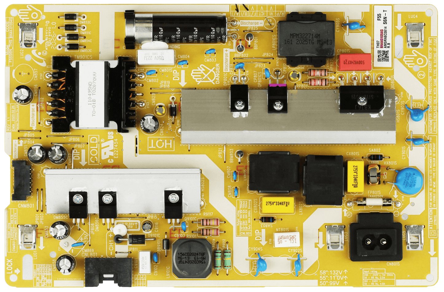 Samsung BN44-01054G Power Supply / LED Board Otarealm