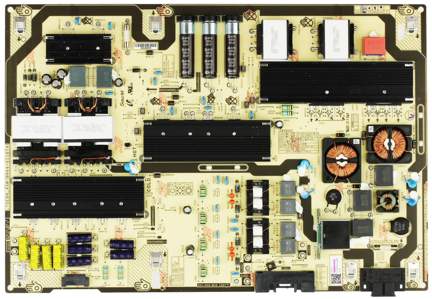 Samsung BN44-01107A Power Supply / LED Board for QN75Q7DAAFXZA Otarealm