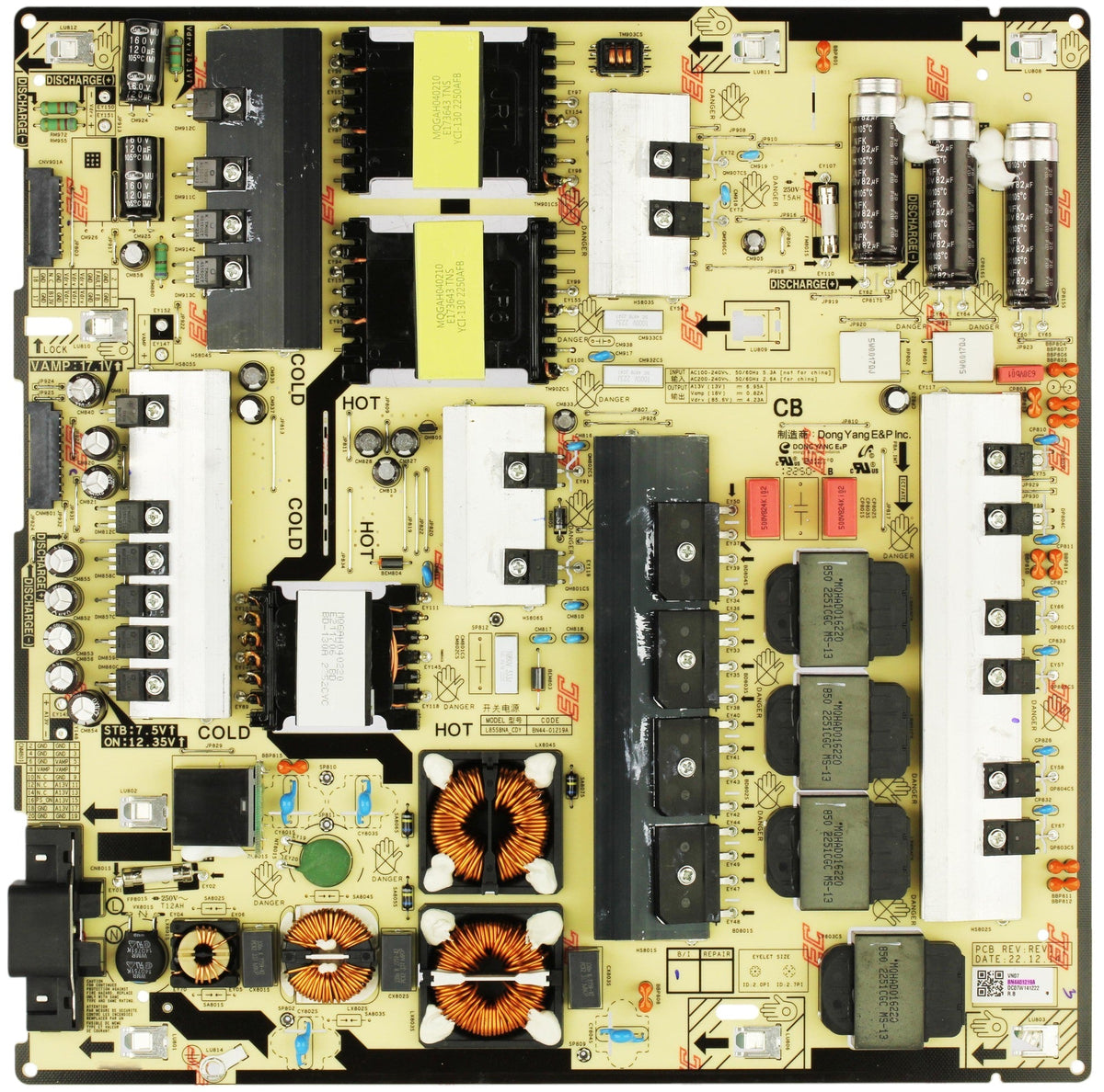Samsung BN44-01219A Power Supply Board Otarealm