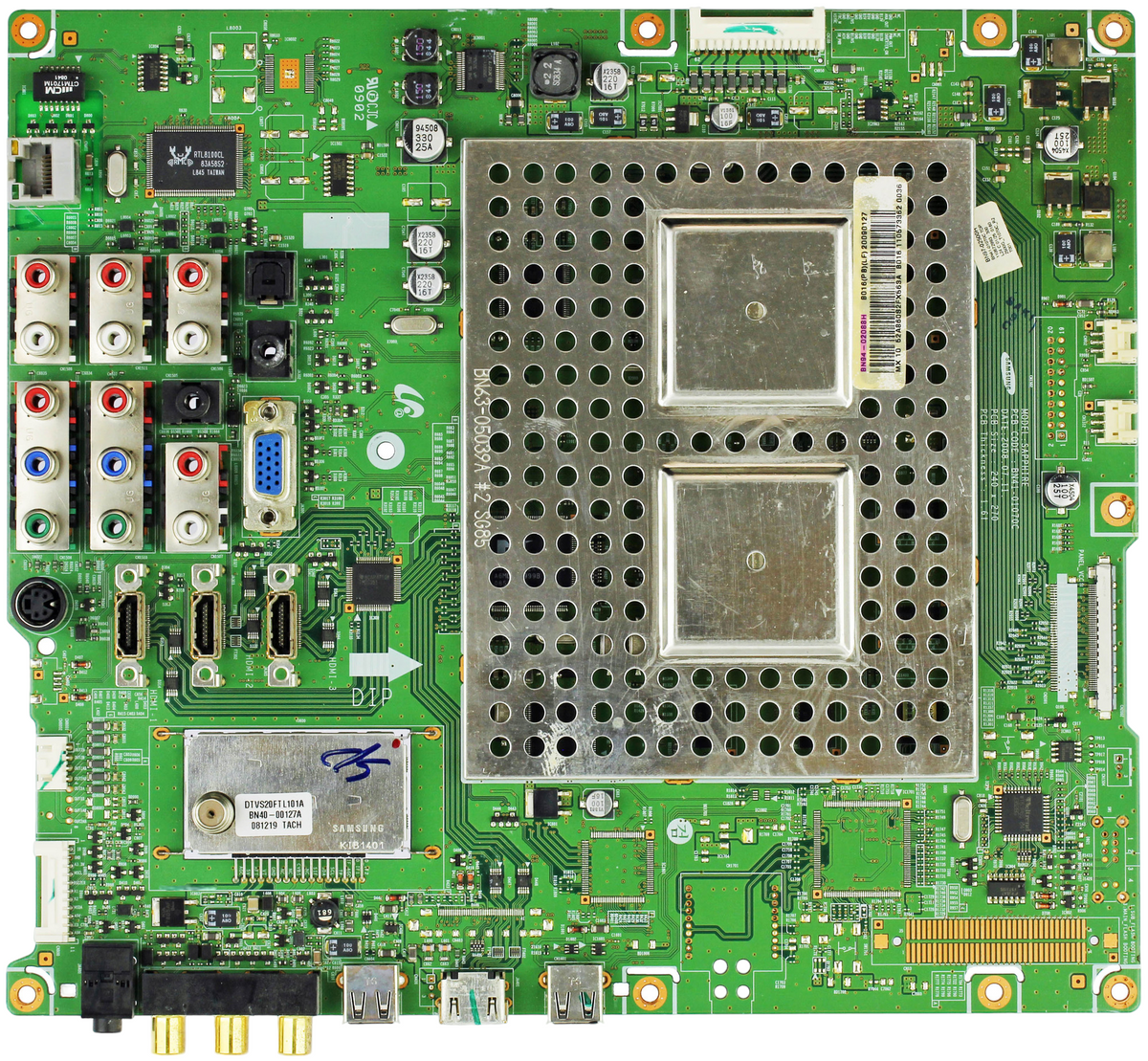 Samsung BN94-02088H (BN41-01070C) Main Board for LN52A860S2FXZA Otarealm