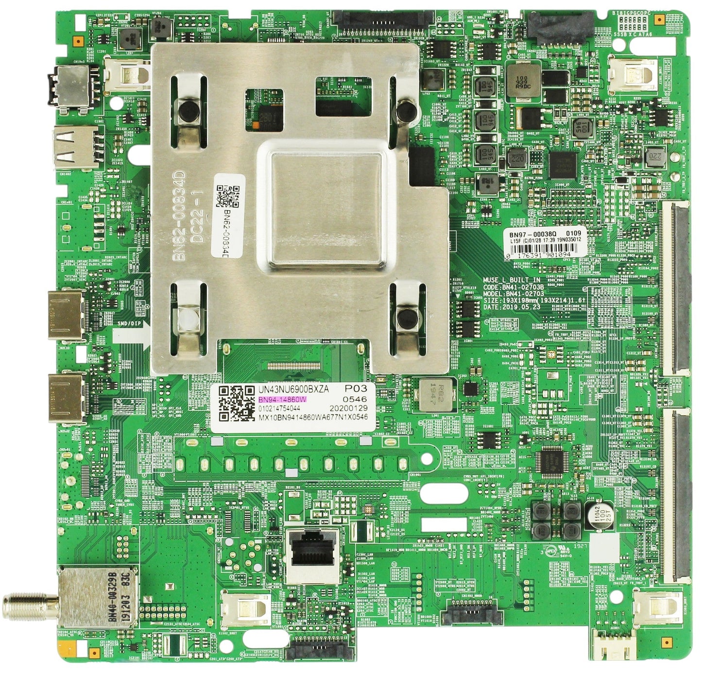 BN94-14860W Samsung Main Board for UN43NU6900BXZA (Version BD03) Otarealm