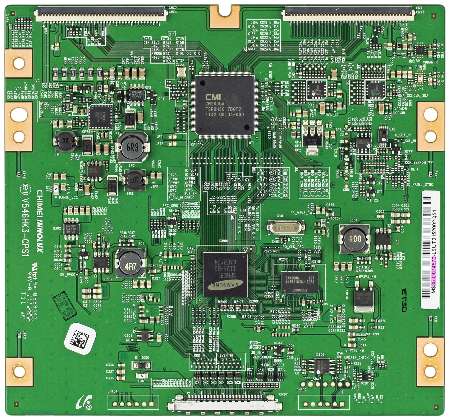 BN96-21634A Samsung TV Module, T-Con board, 35-D074570, V546HK3-CPS1, UN46EH6000FXZA Otarealm