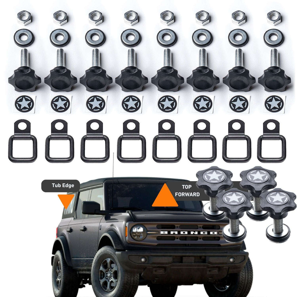 Bronco GP-Star Tie-Down Bolt Set Otarealm