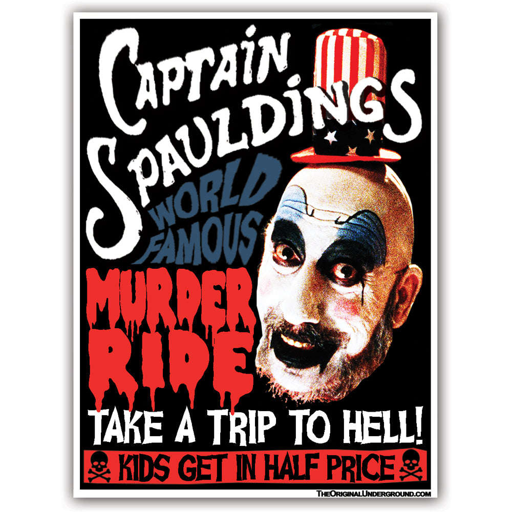 Captain Spaulding's Murder Ride Flexible Magnet Otarealm