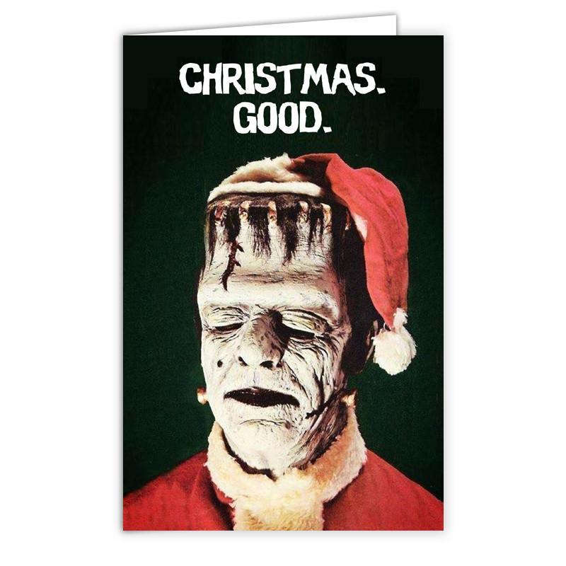 Frankenstein "Christmas Good" Greeting Card Otarealm