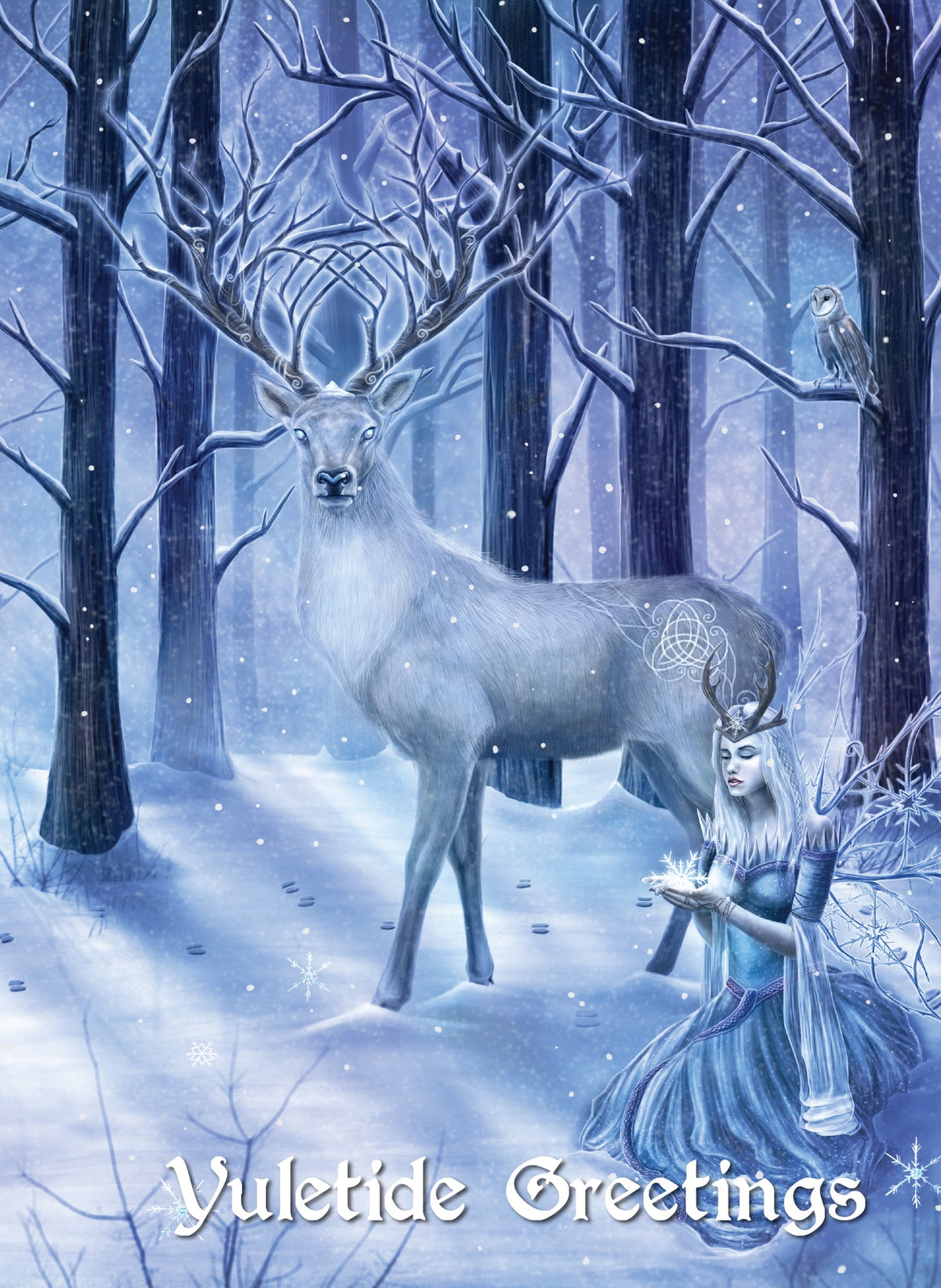 Frozen Fantasy Yule Card
