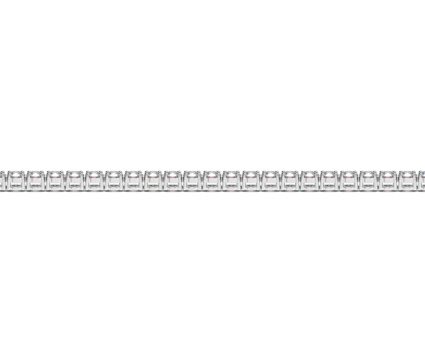 Lab Grown Round Diamond Tennis Bracelet in 14k White Gold (3 cctw F/G VS2/SI1) Otarealm