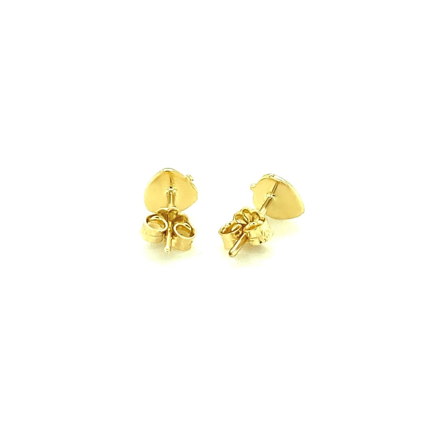 14k Yellow Gold Enameled Strawberry Childrens Earrings Otarealm