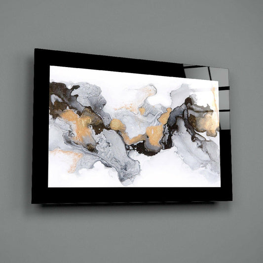 Marble Pattern Glass Wall Art