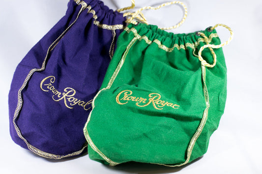 Purple and/or Green Crown Royal Gift Bag Dice Bag Lining Counter Pouch