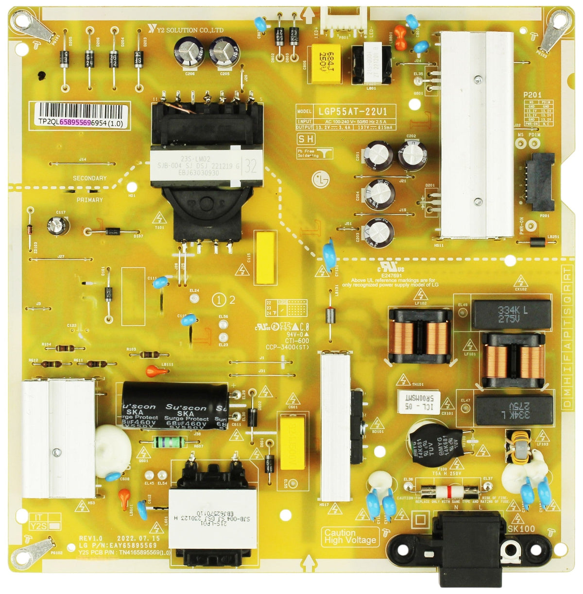 LG EAY65895569 Power Supply/LED Driver Board Otarealm