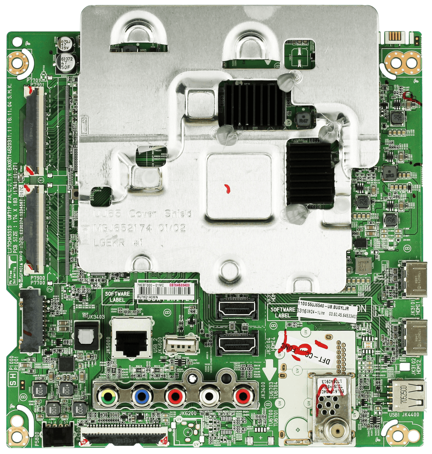 LG EBT64533403 (EAX67146203(1.1)) Main Board for 55UJ6540-UB.BUSYLJR Otarealm