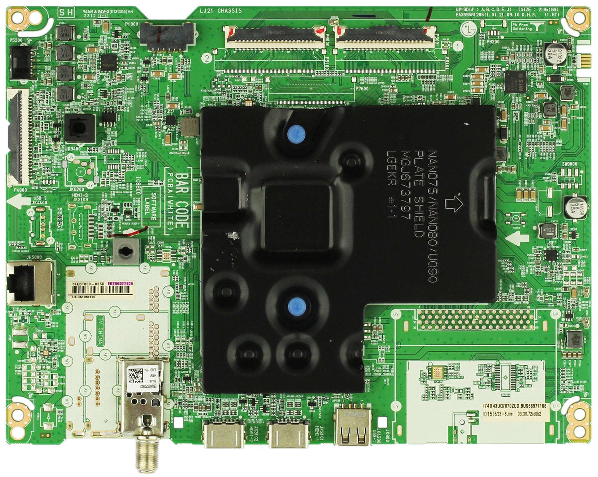 EBT66977106 LG Main Board for 43UQ7070ZUD.BUSFLKR Otarealm