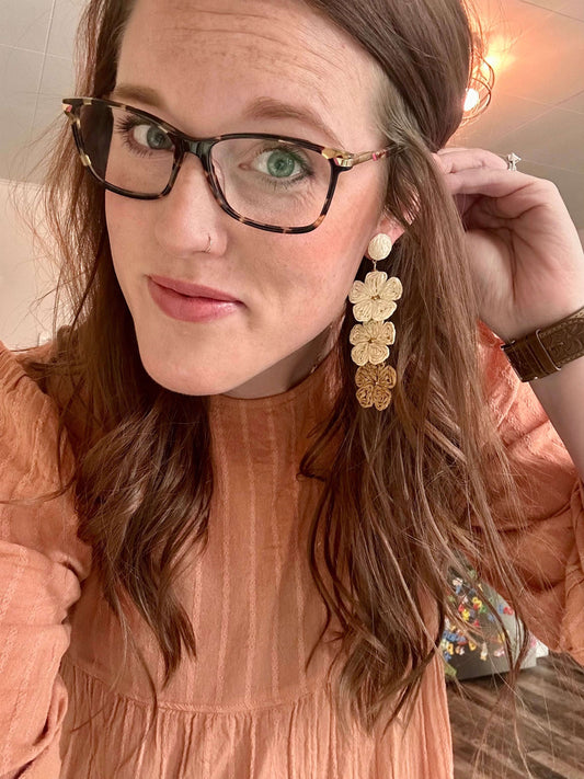 Beautiful Raffia Earrings Otarealm